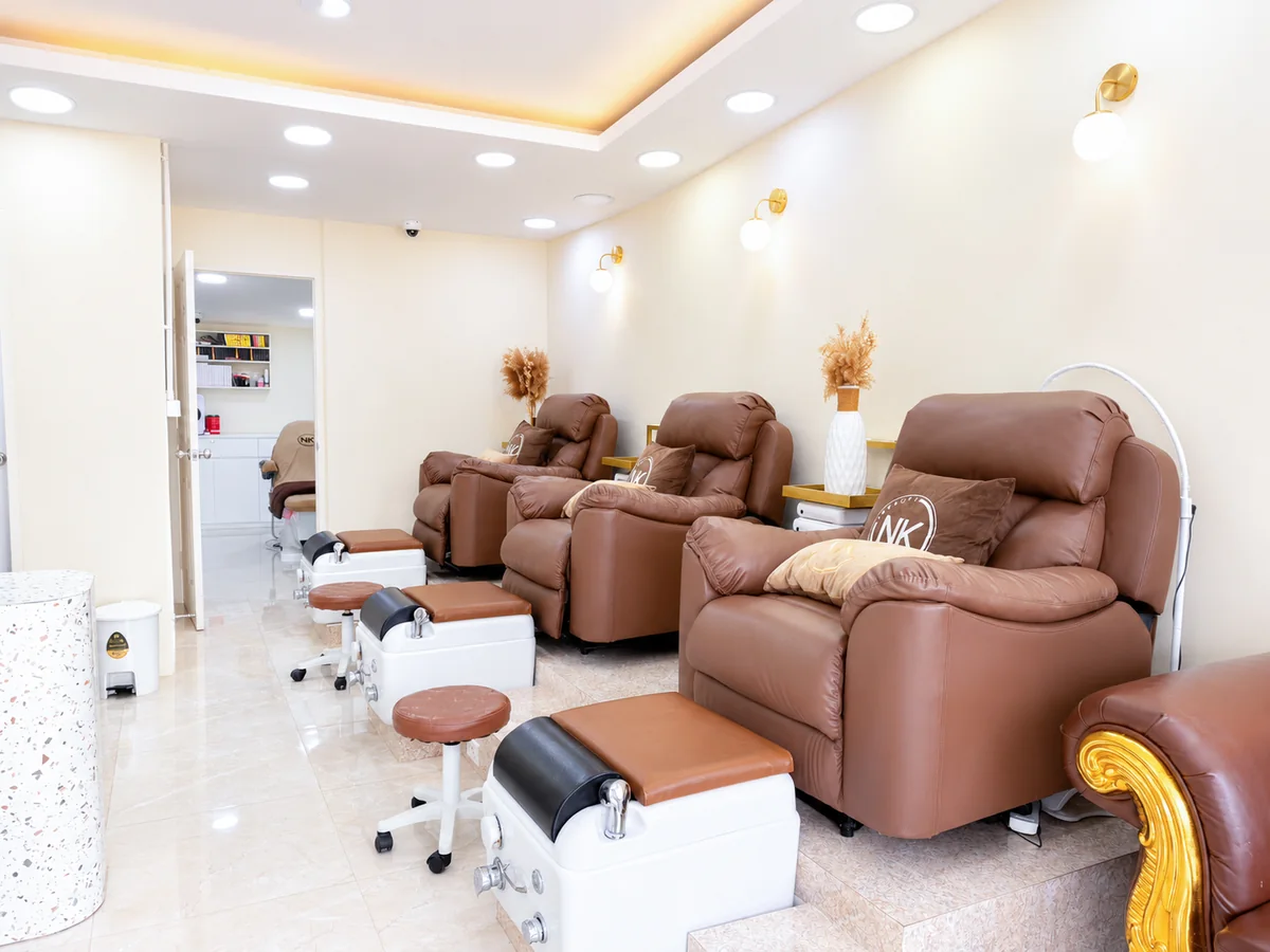 The pedicure recliners at NK Beauty Kathu