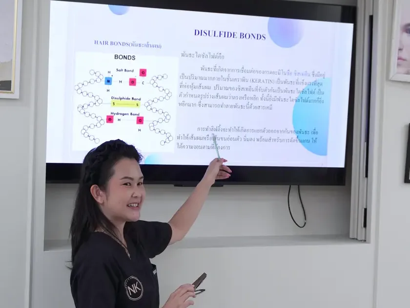A class in progress at NK Beauty Academy