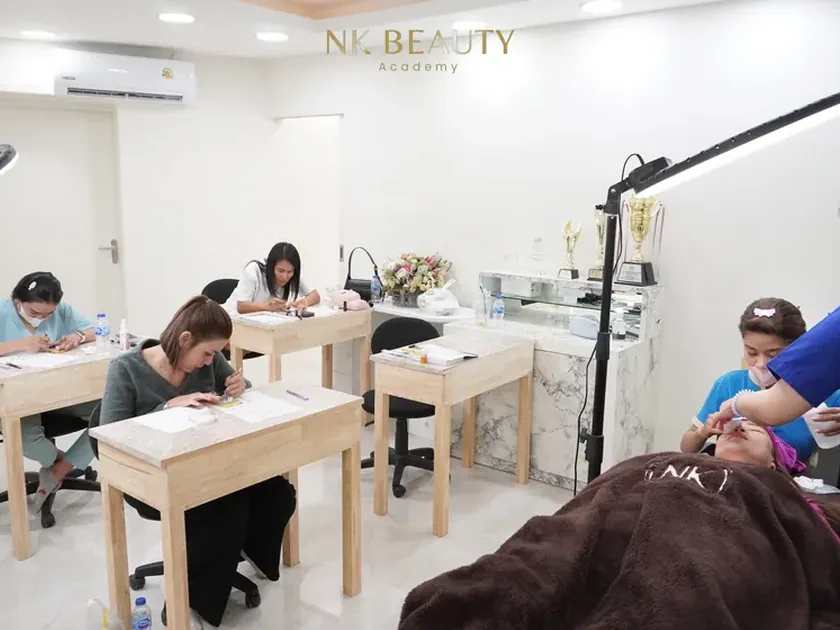 A class in progress at NK Beauty Academy
