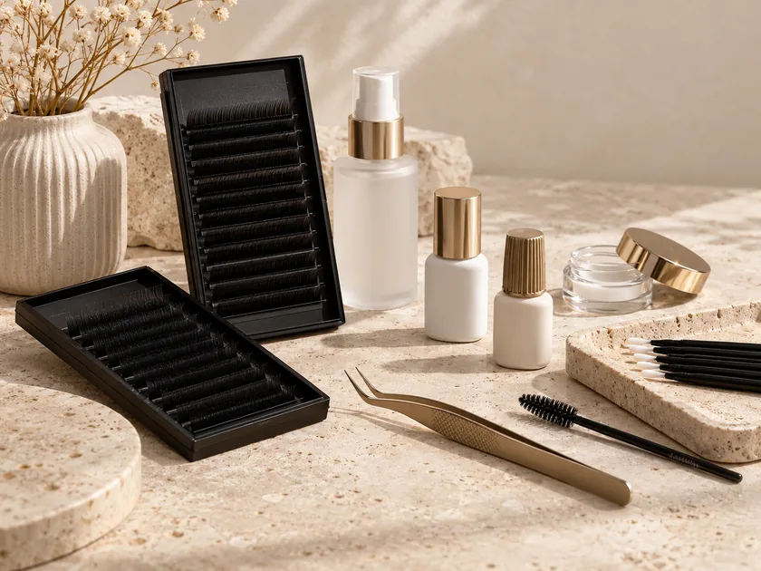 Professional eyelash extension supplies