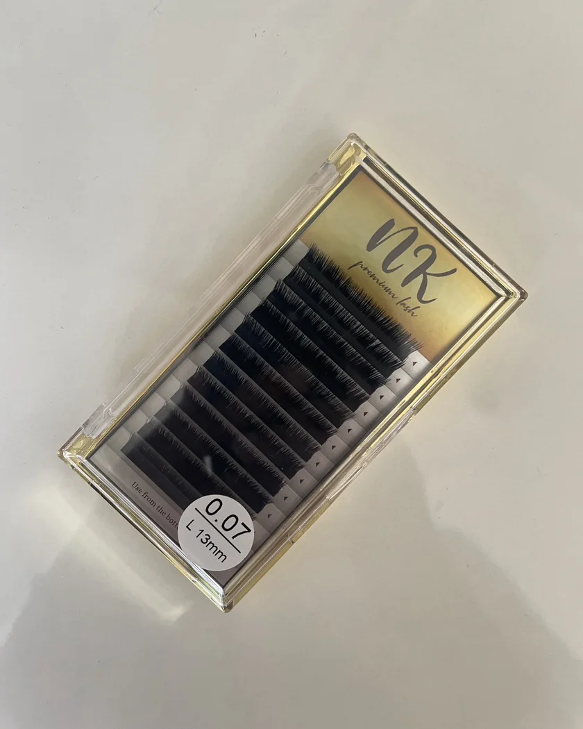NK Premium Lash tray, 0.07 mm L curl, 13 mm