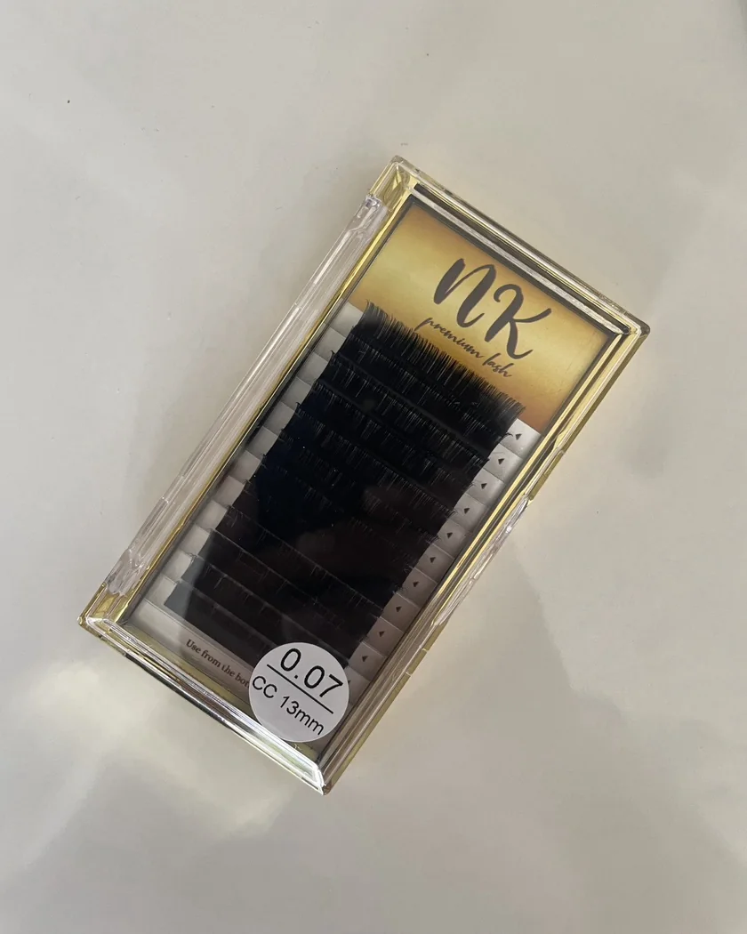 NK Premium Lash tray, 0.07 mm CC curl, 13 mm