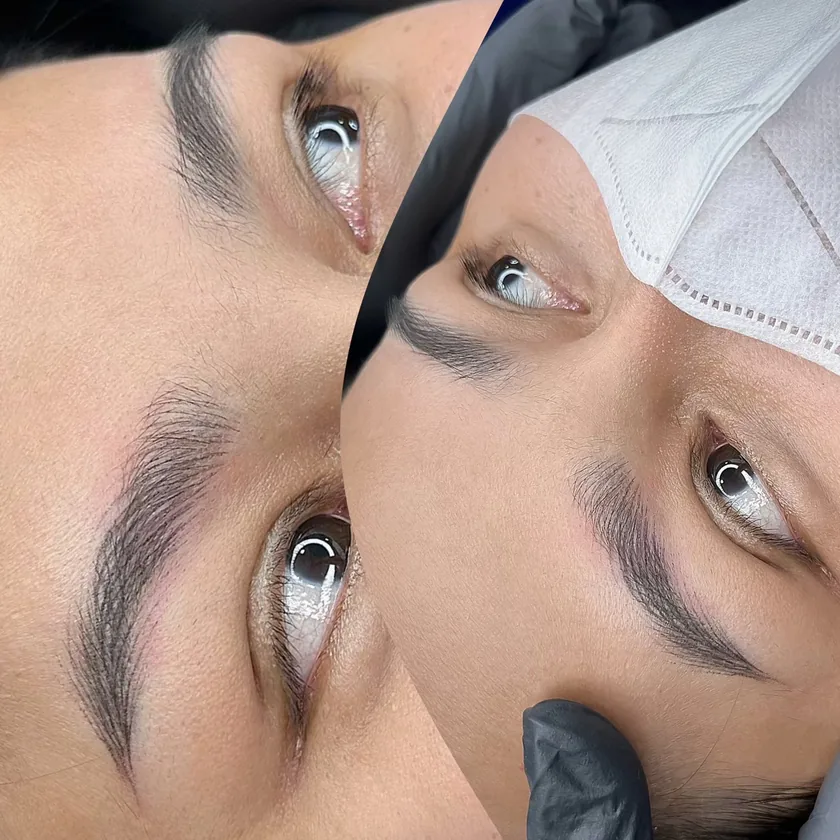 Hair stroke brows by NK Beauty