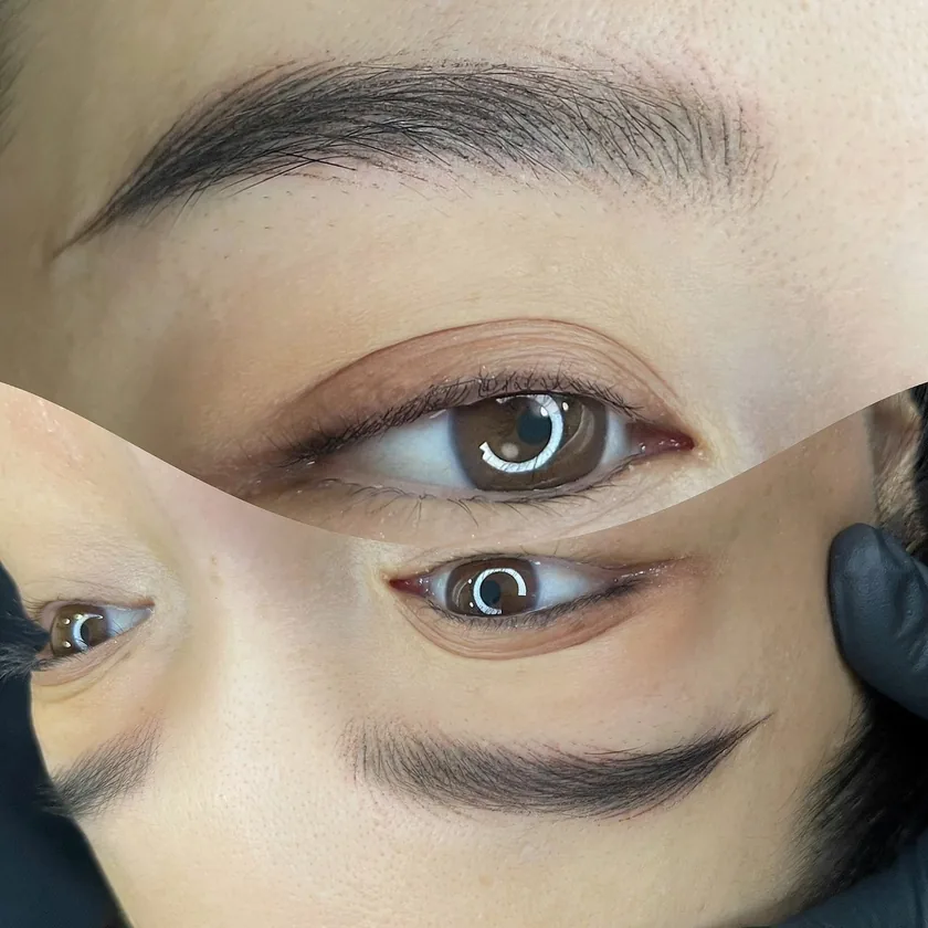 Hair stroke brows by NK Beauty