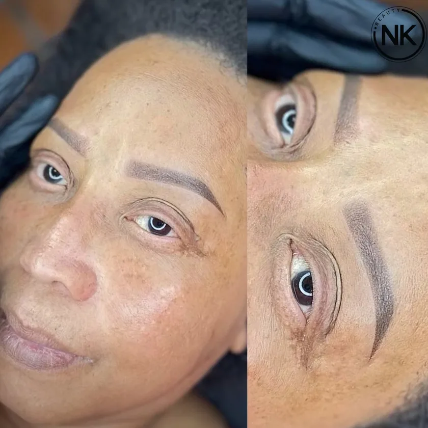 Shading brows by NK Beauty