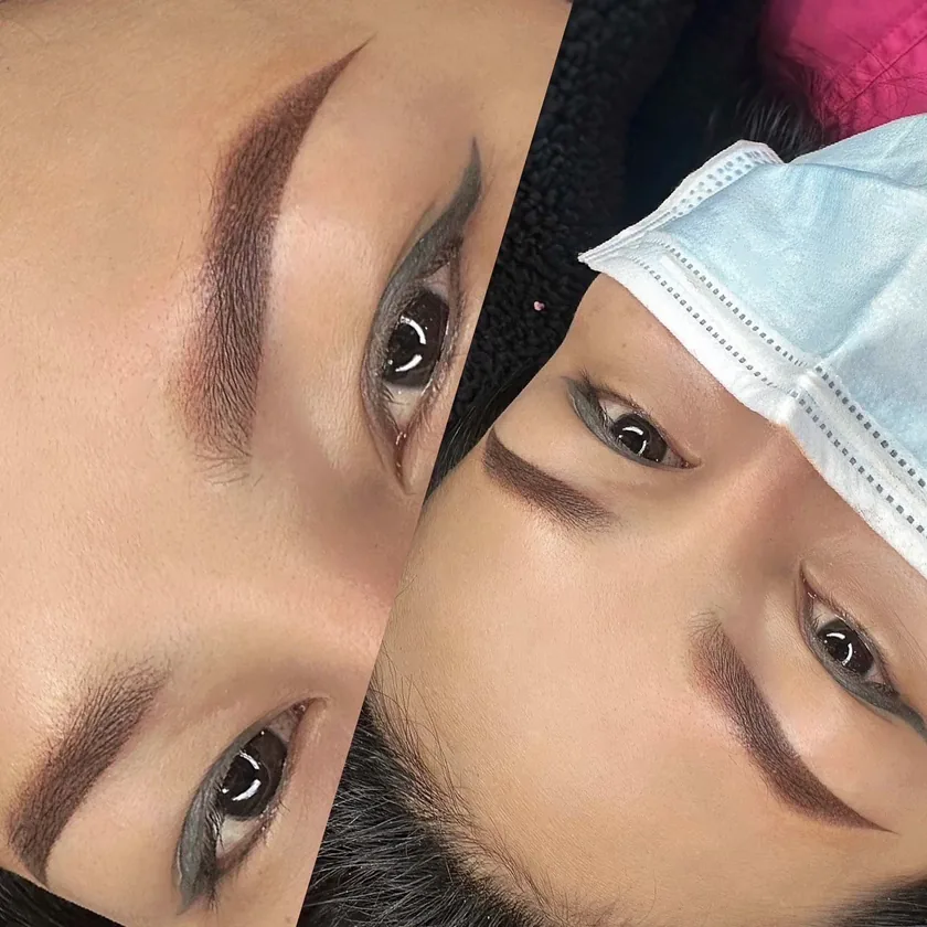 Shading brows by NK Beauty
