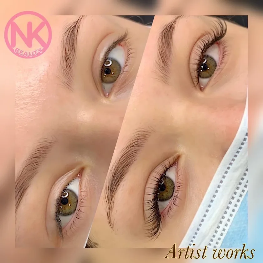 1D lash extensions by NK Beauty