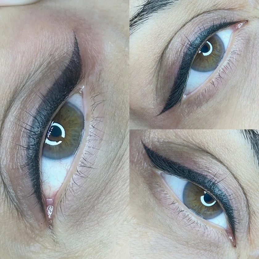 Winged permanent eyeliner by NK Beauty